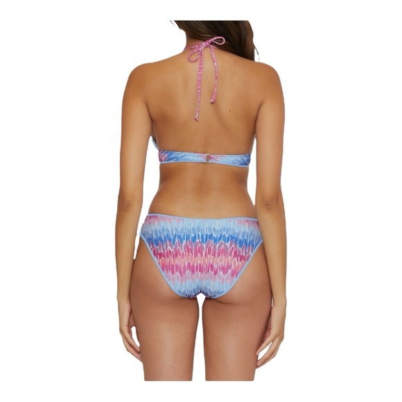 Becca Joshua Tree Metallic Halter Top Hipster Bikini Bottom NWT - Picture 3 of 6